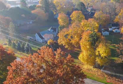 residential neighborhood in Pittsford NY